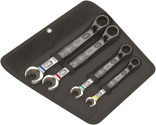 wera joker switch ratcheting combination wrench set 4 piece metric 05020090001
