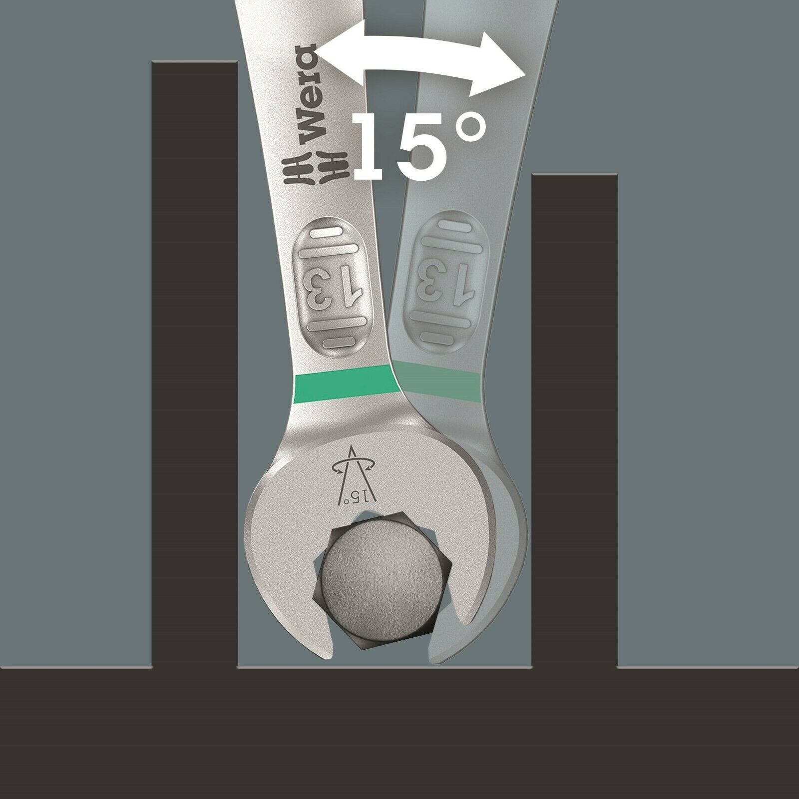 wera 6003 joker combination wrench set 5 piece sae 05020240001