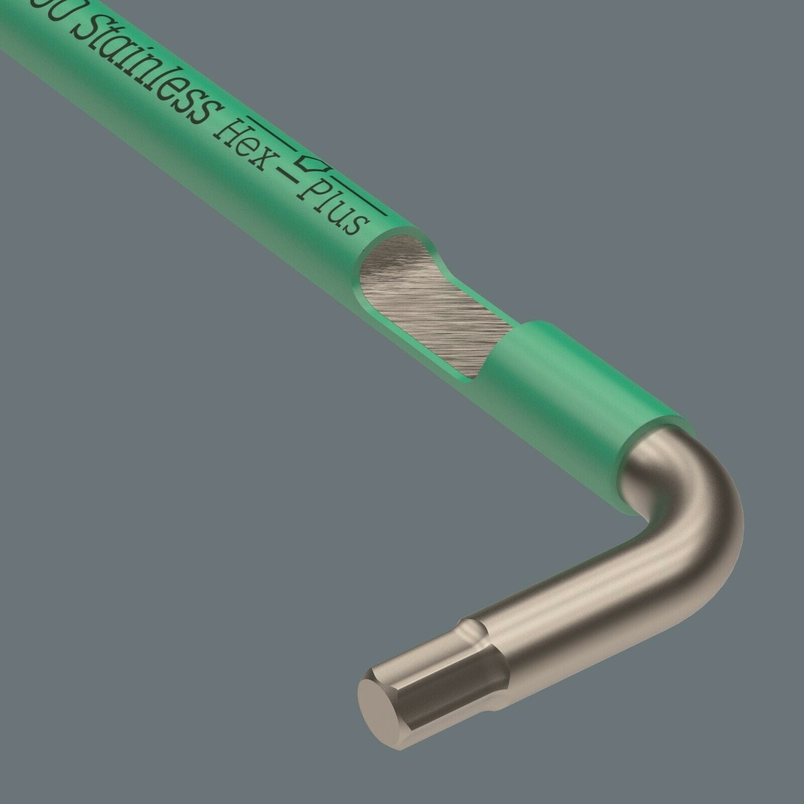 wera 3950/9 hex-plus multicolor stainless 1 l-key set sae 05022860001