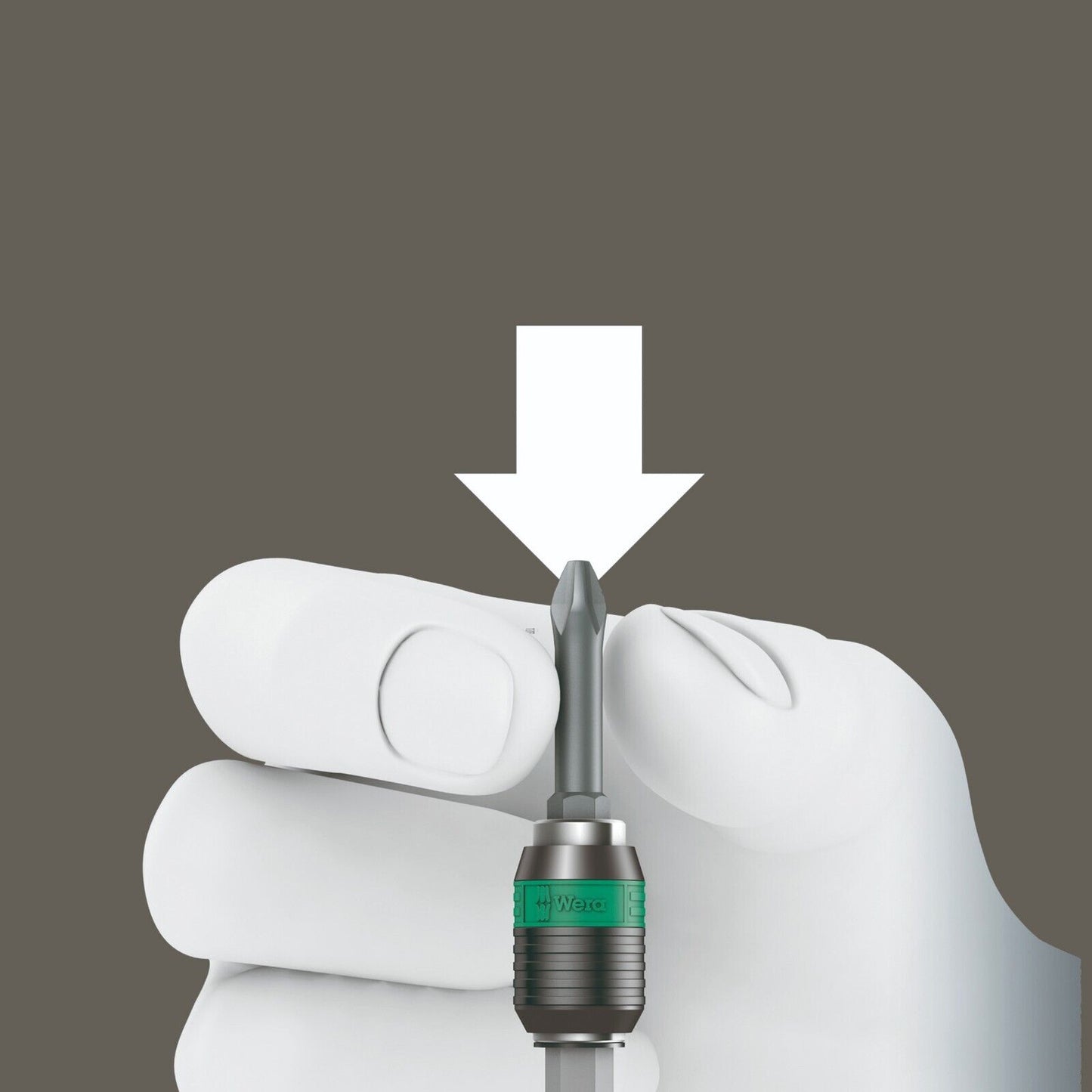 Wera 416 RA Ratcheting T-Handle Screwdriver With Rapidaptor 05023461001
