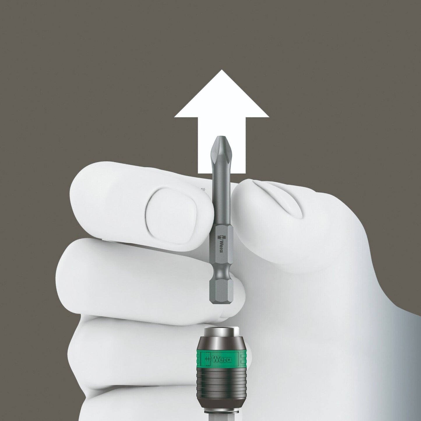 Wera 416 RA Ratcheting T-Handle Screwdriver With Rapidaptor 05023461001