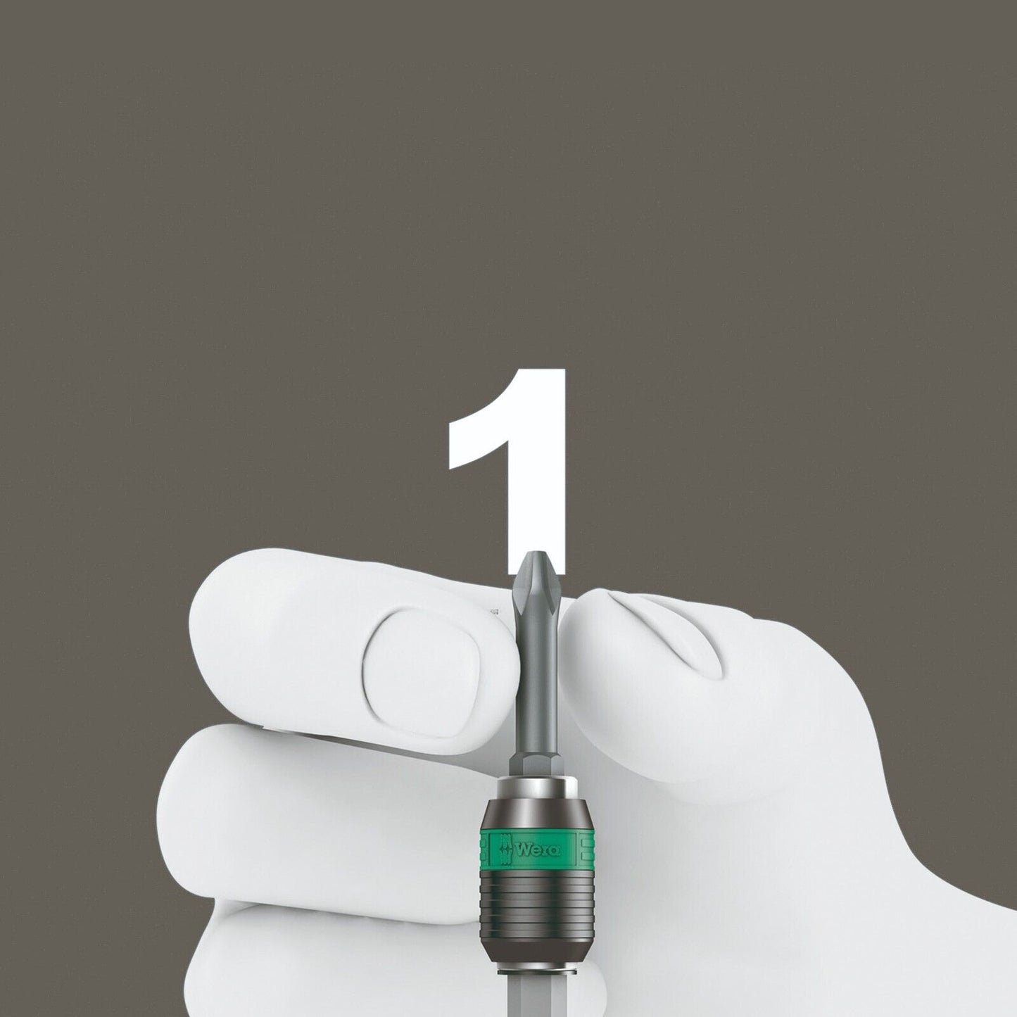 Wera 416 RA Ratcheting T-Handle Screwdriver With Rapidaptor 05023461001