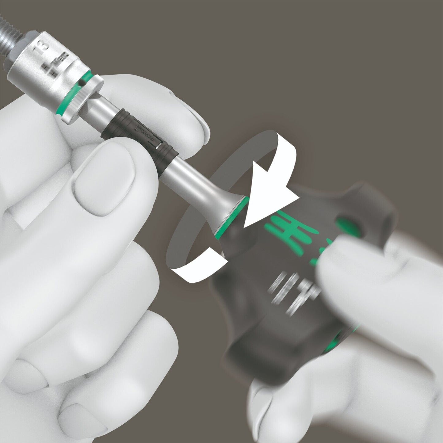 Wera Kraftform Kompakt 400 RA Set 2 Ratcheting T-Handle Set Metric 05023470001