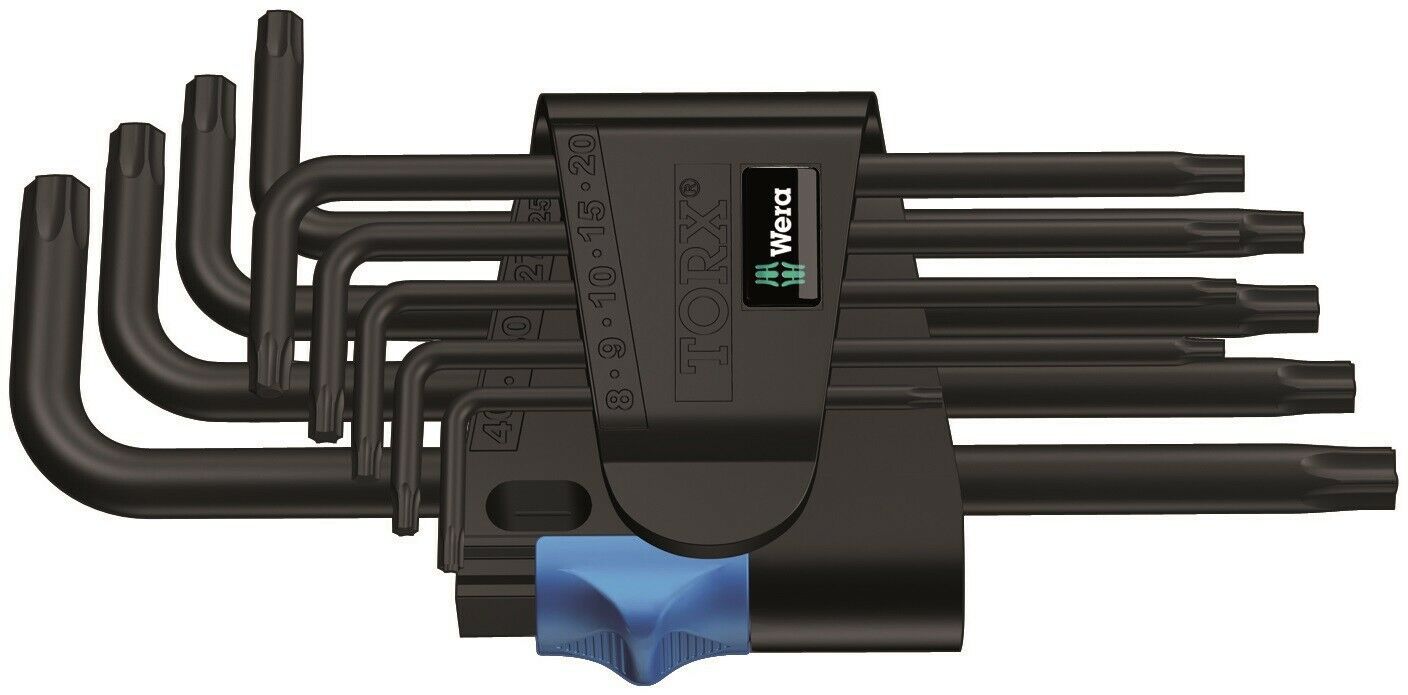 wera 967/9 tx hf 1 torx® l-key set 9 pieces 05024244001
