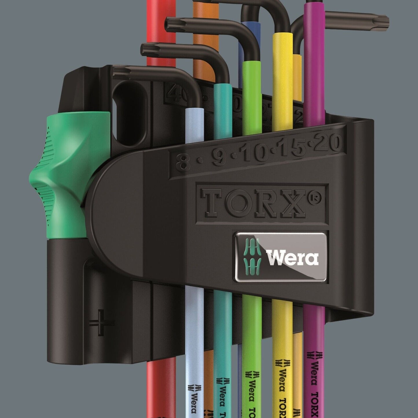 Wera 967/9 TX BO Multicolor 1 Tamper Proof TORX® L-Key Set 9 Pieces 05024335001