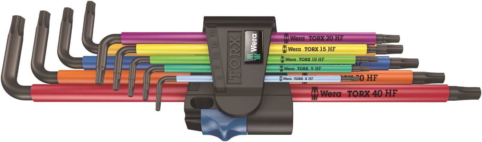 wera 967/9 tx xl hf 1 torx® l-key set with holding function 05024470001