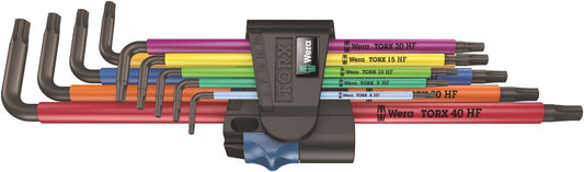 wera 967/9 tx xl hf 1 torx® l-key set with holding function 05024470001
