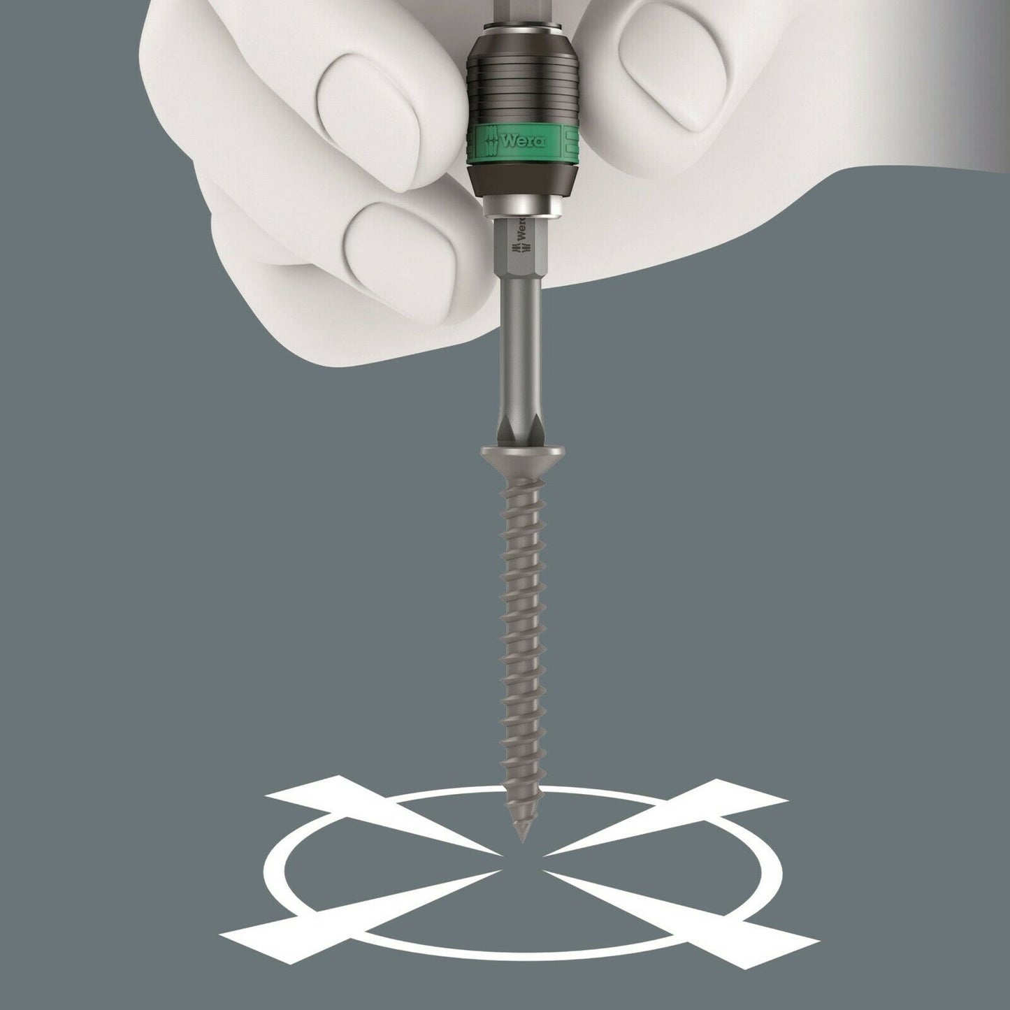 wera 813 r kraftform kompakt screwdriver with rapidaptor chuck 05051272001