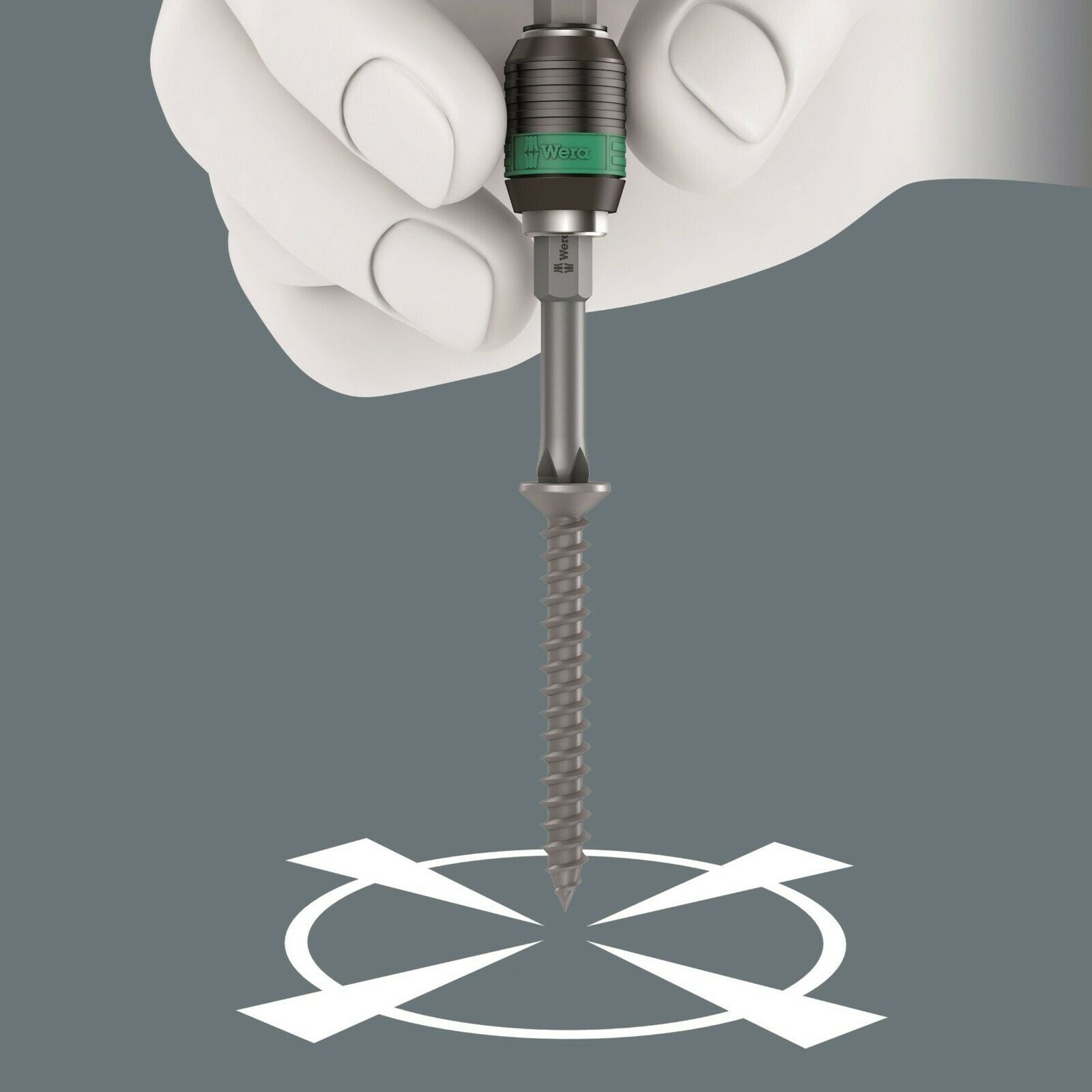 wera 813 r kraftform kompakt screwdriver with rapidaptor chuck 05051272001