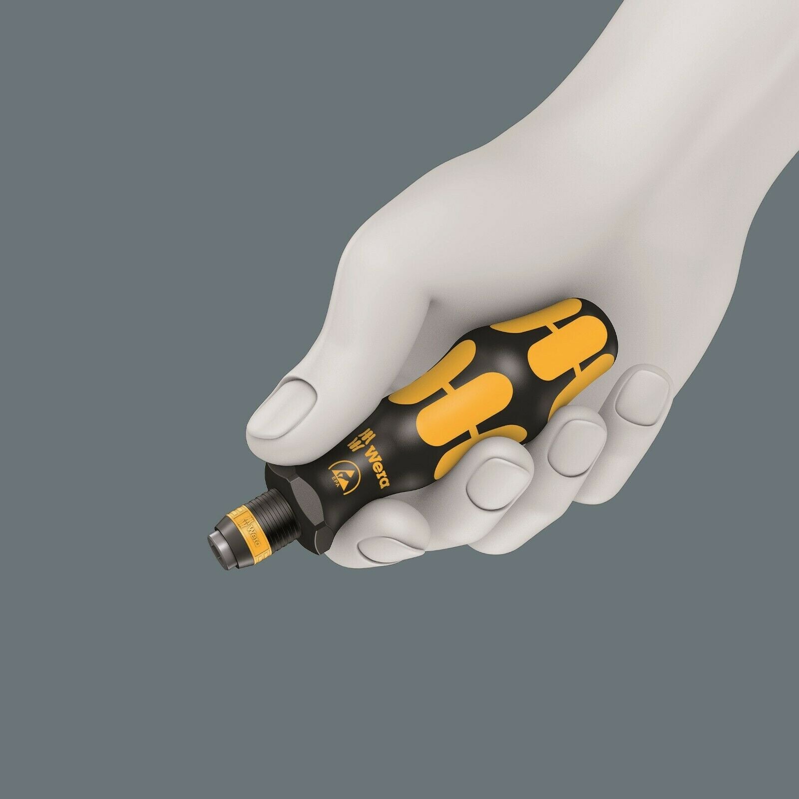 wera 816 r esd kraftform kompakt screwdriver with rapidaptor chuck 05051464001