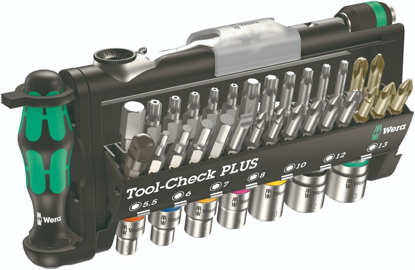 Wera Tool-Check PLUS 39 Piece Bits Assortment With Ratchet Set – Metric – 05056490001