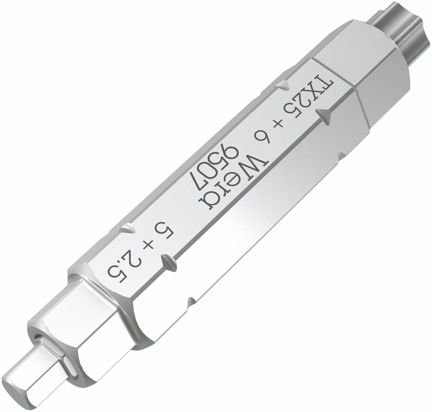 Wera 9507 4 in 1 Bit 2 SB Hex Screwdriver Bit 2.5, 5, 6 mm & TX 25 05073202001