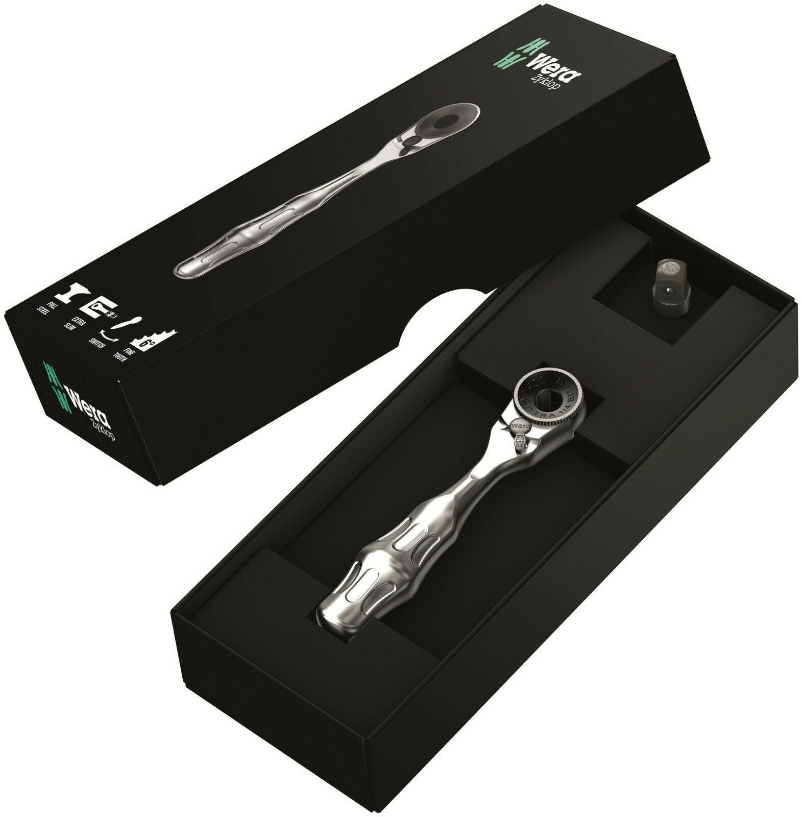 wera 8001 a zyklop mini 1 bit ratchet socket wrench 1/4" drive 05073230001