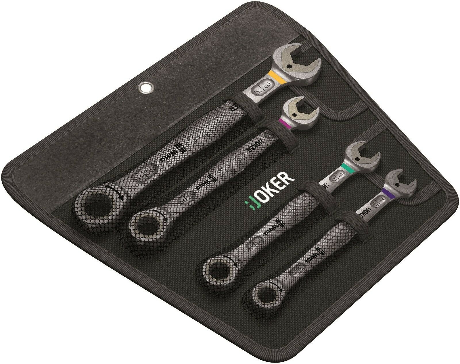 wera joker combination ratcheting wrench set imperial 4 pieces 05073295001
