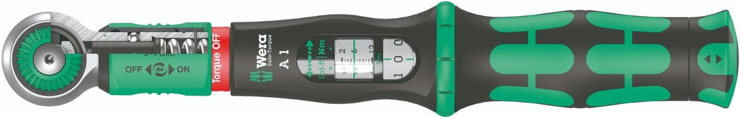 Wera Safe Torque A 1 Torque Wrench 2-12 Nm 1/4" Drive 05075800001