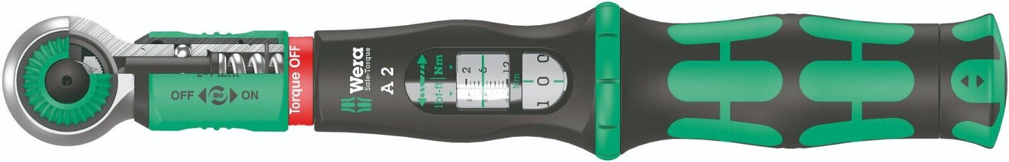 Wera Safe Torque A 2 Torque Wrench 2-12 Nm 1/4" Drive 05075801001
