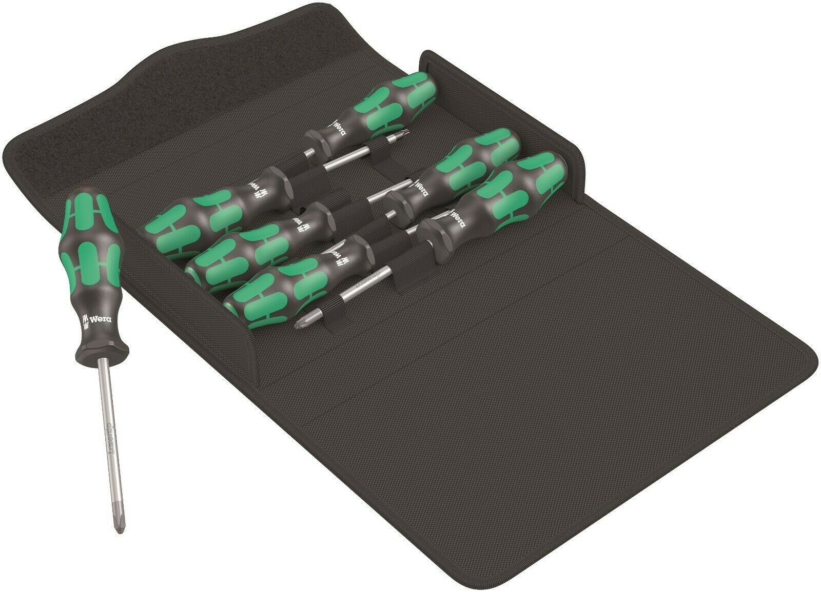 wera 300/7 set 1 kraftform plus screwdriver set 7 piece 05105623001