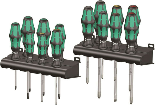 wera kraftform big pack 300 series screwdriver set 14 pieces 05105630001