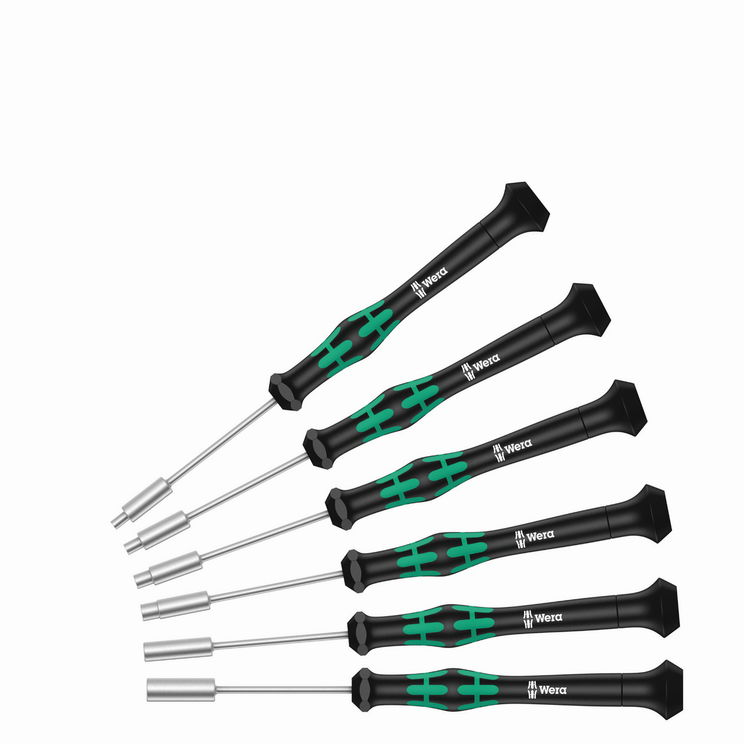 wera 2069/6 kraftform micro precision nut driver set 6 pieces 05118158001