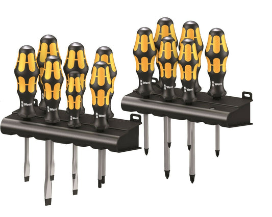 wera kraftform big pack 900 chiseldriver screwdriver set 15 pieces 05133285001