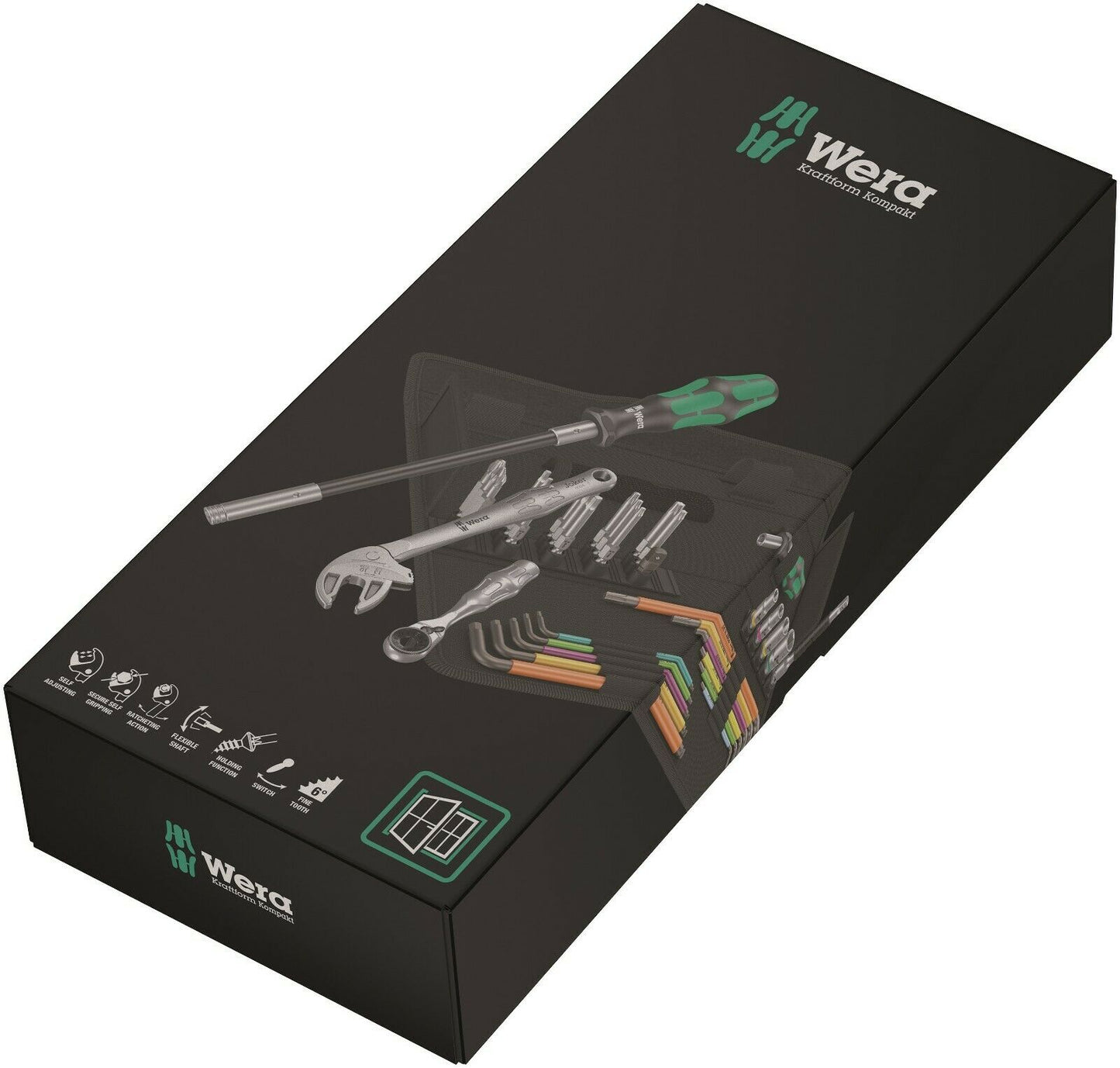 wera kraftform kompakt f 1 window installation set 35 piece 05134013001