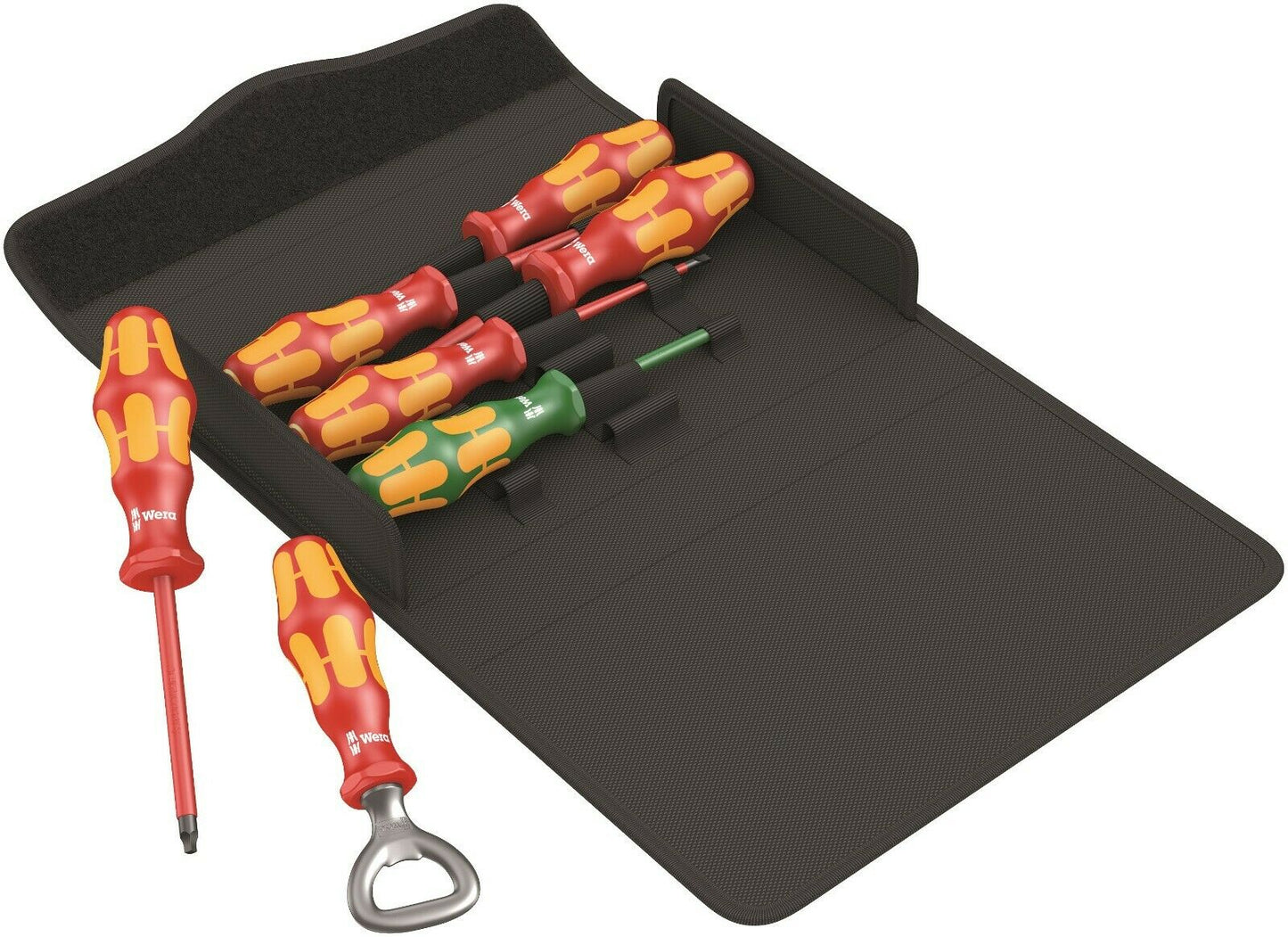 wera 100 is/7 vde set 3 kraftform insulated screwdriver set 7 piece 05136018001