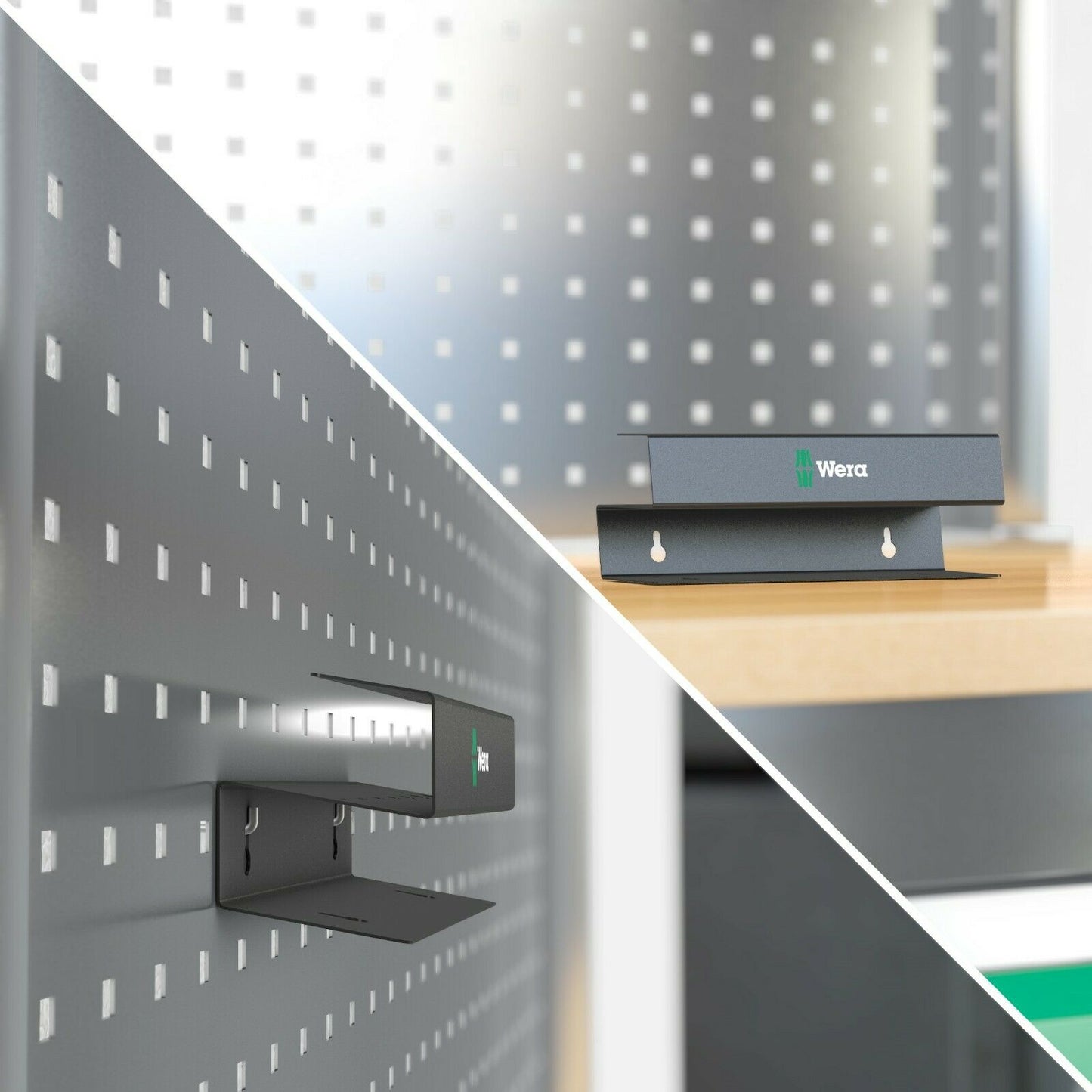 wera 9605 metal rack for t-handle screwdrivers 05136425001