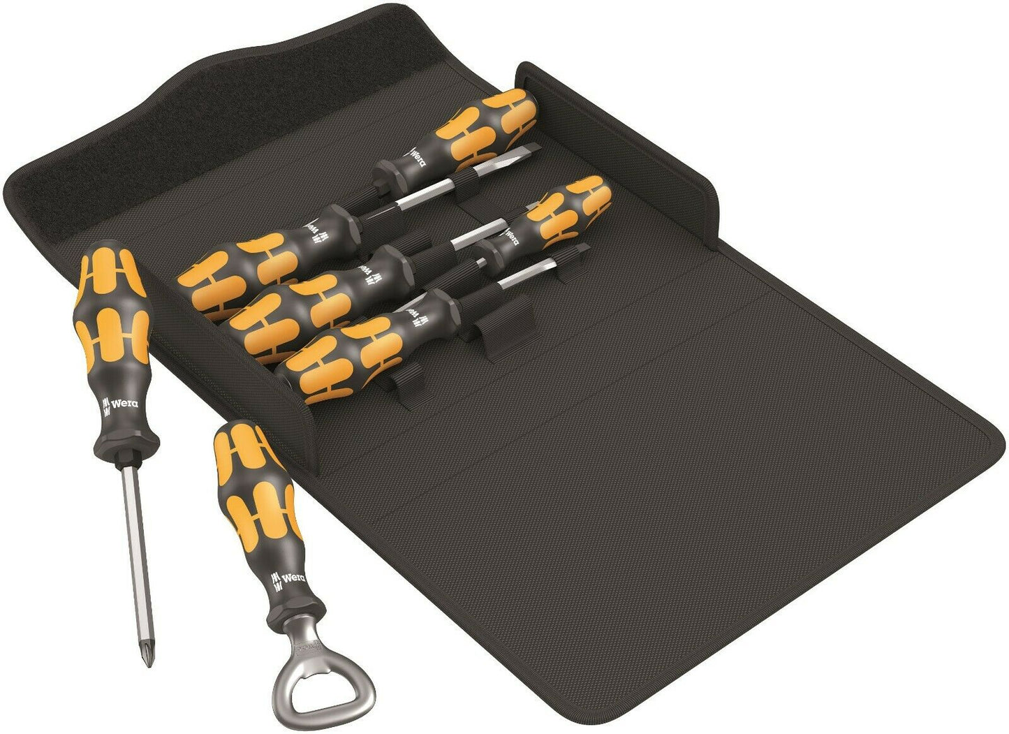 wera 900/7 set 3 kraftform chiseldriver screwdriver set 7 piece 05137813001