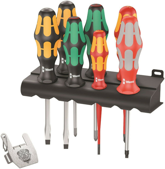 wera kraftform/7 heavy metal 3 screwdriver set 7 piece 05138710001