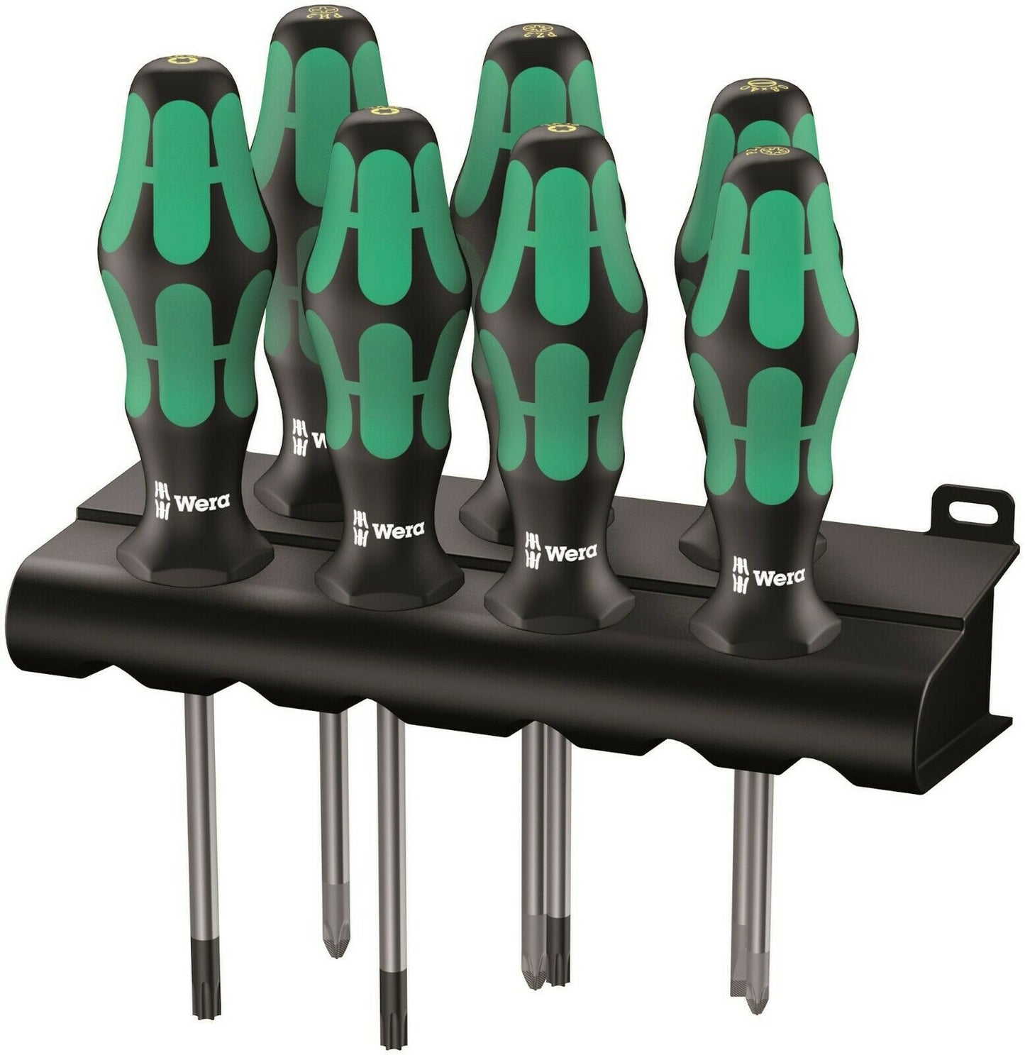 wera 335/350/367/7 kraftform plus lasertip screwdriver set 7 piece 05320540001