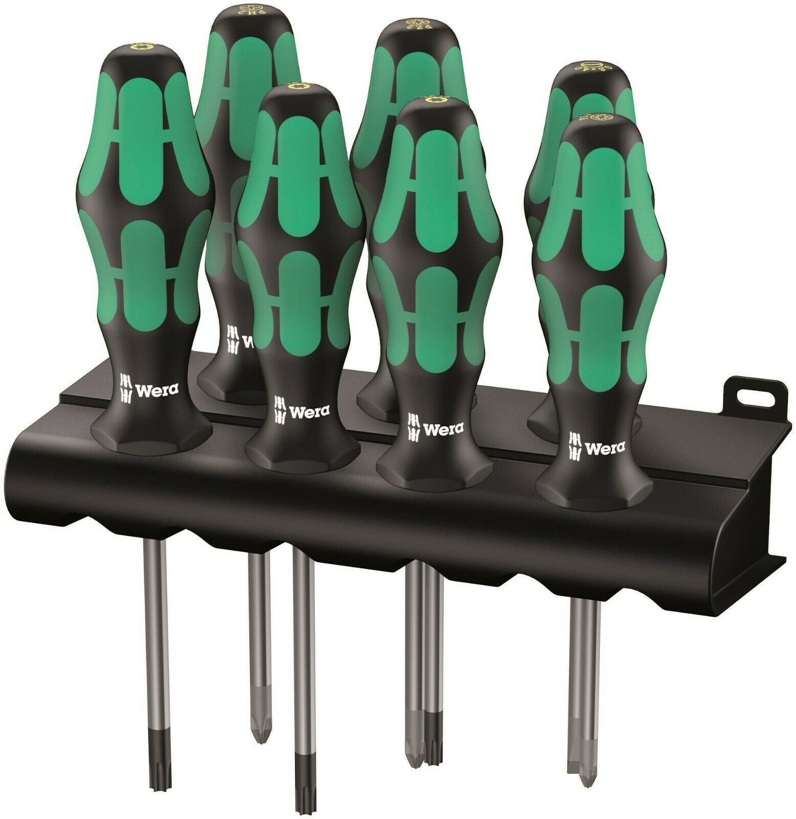 wera 335/350/367/7 kraftform plus lasertip screwdriver set 7 piece 05320540001