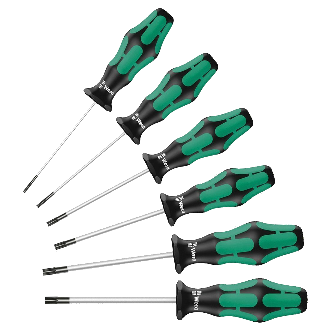 wera 367/6 kraftform plus torx® screwdriver set 6 piece 05345222001