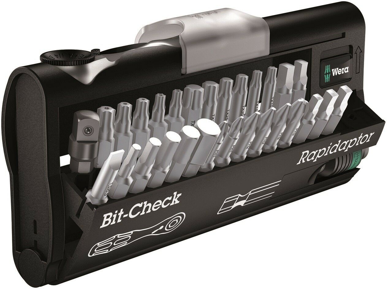 wera zyklop mini 2 1/4" drive socket wrench bit set 05346293001