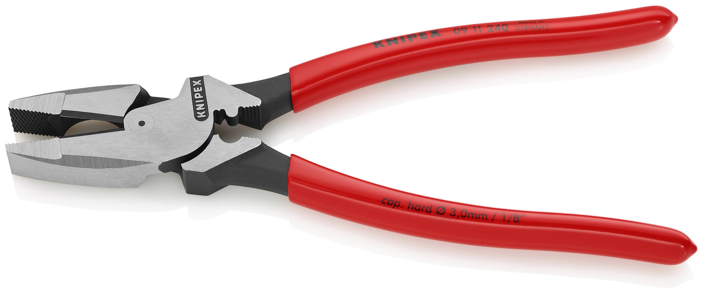 knipex high leverage lineman's pliers 9.5" 09 11 240