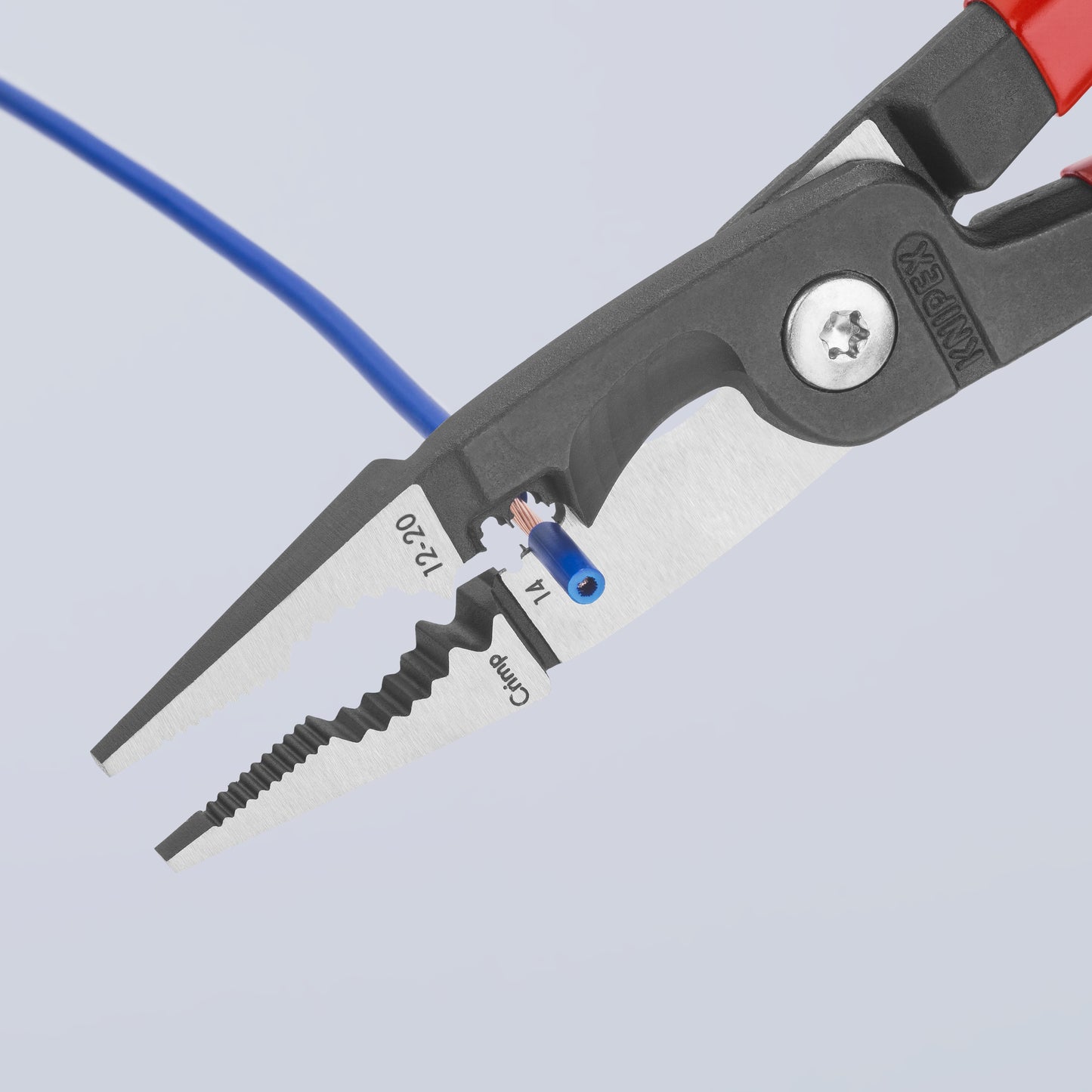 Knipex 6-in-1 Electricians Pliers 12-14 AWG 13 81 8