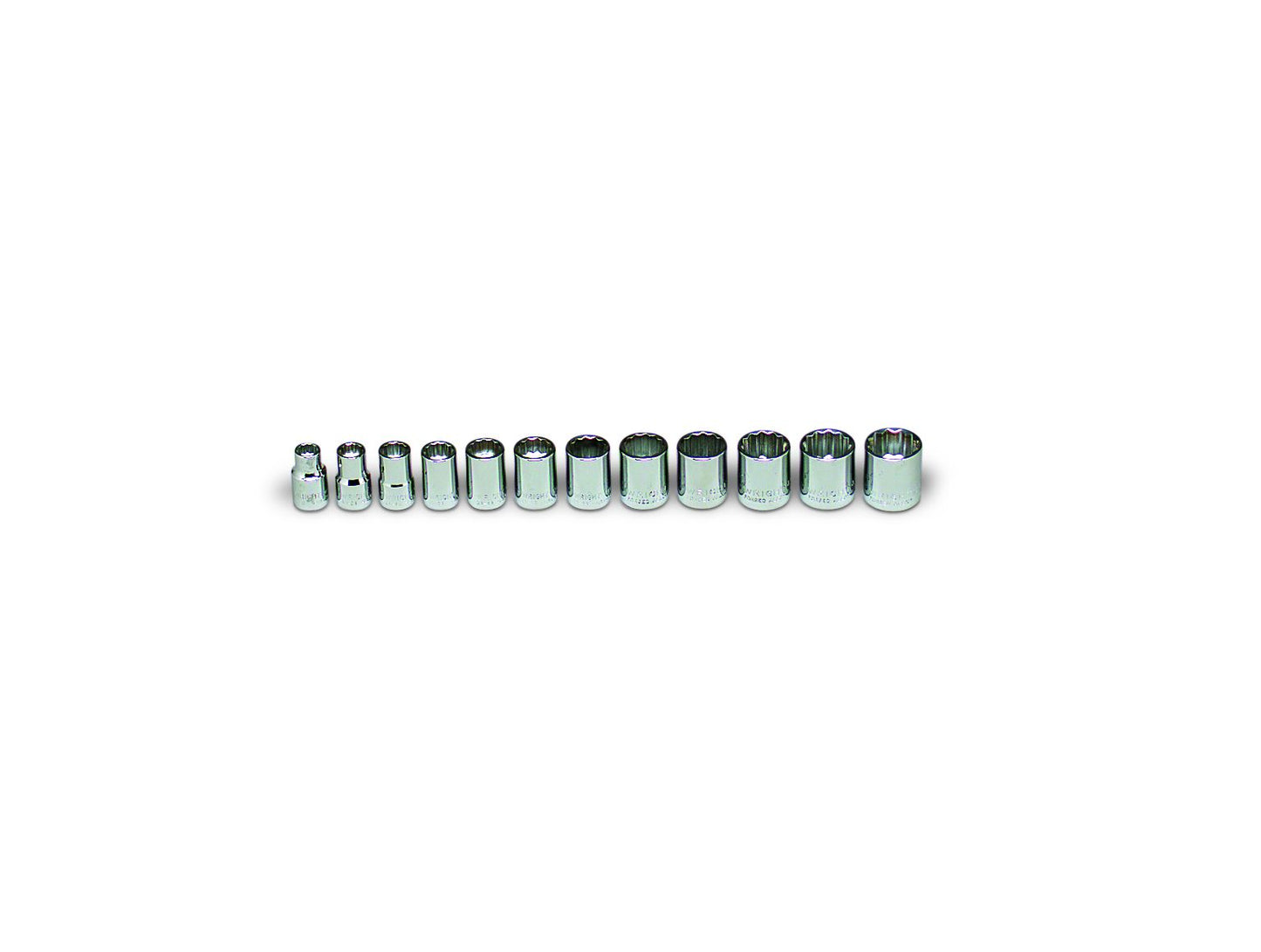 wright tool 12 point socket set 12 piece 3/8" drive metric 349