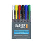 faro saber paint rt 6-pack multicolor paint markers 59176