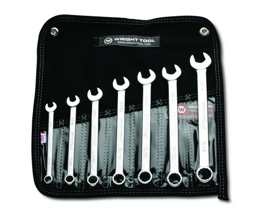 Wright Tool WRIGHTGRIP® 2.0 12 Point Combination Wrench Set 7 Piece SAE 707