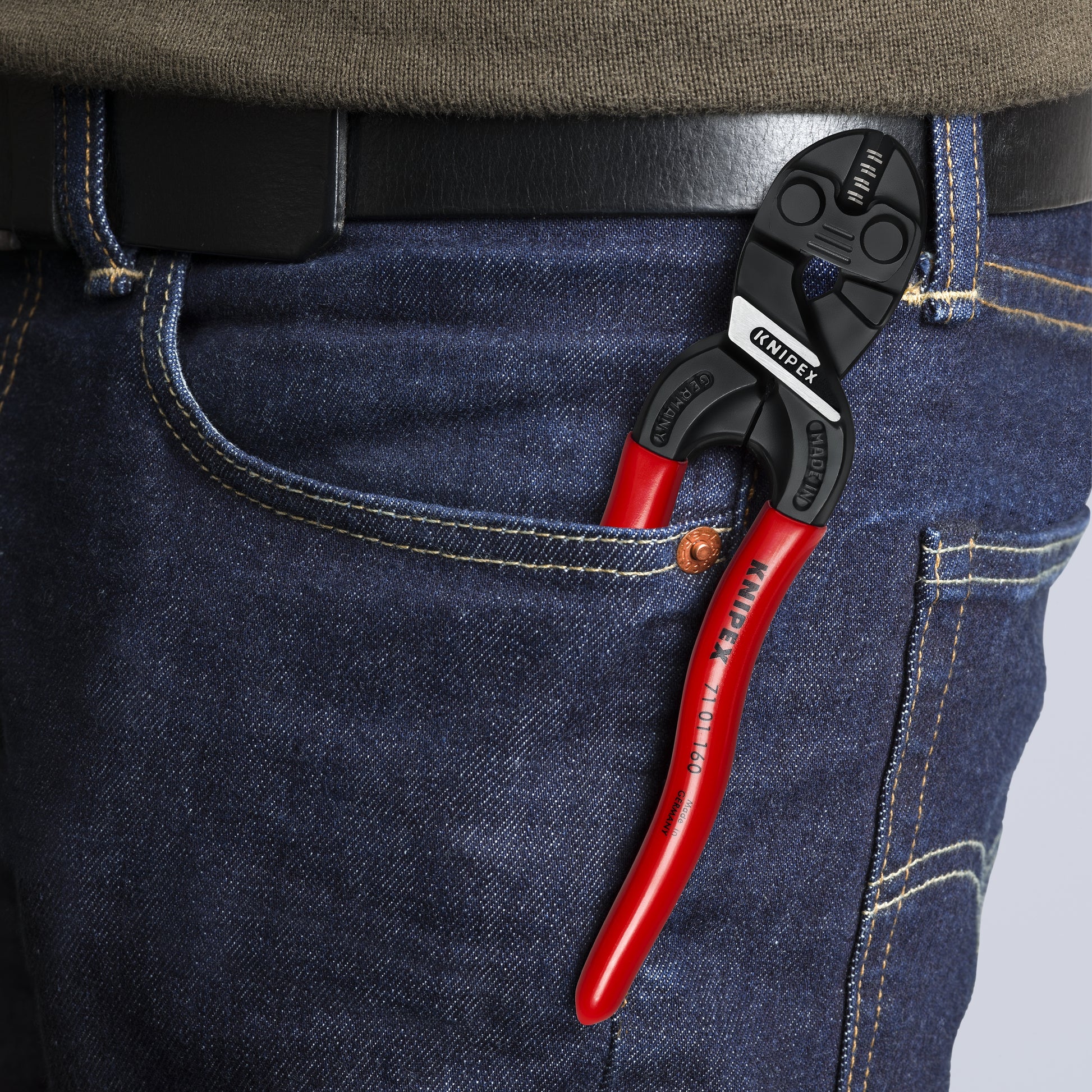 knipex cobalt® s compact bolt cutters 6 1/4" 71 01 160