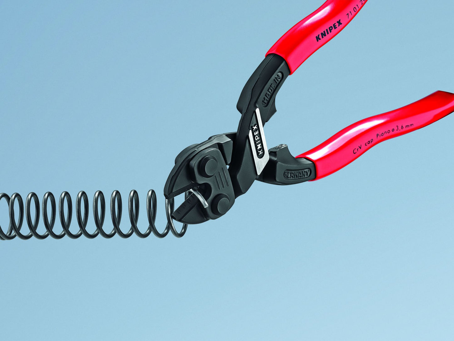 knipex cobalt® high leverage bolt cutters 8" 71 01 200