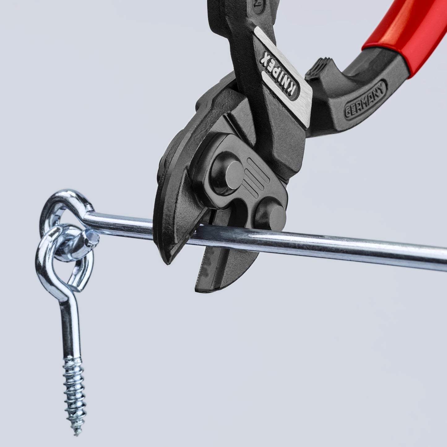 knipex cobalt® high leverage xl bolt cutters 10" 71 01 250