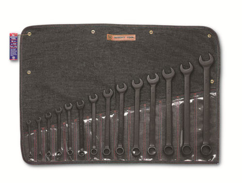 Wright Tool WRIGHTGRIP® 2.0 12 Point Black Combination Wrench Set SAE 721