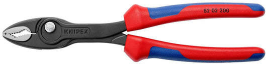 knipex twingrip slip joint pliers 8" 82 02 200