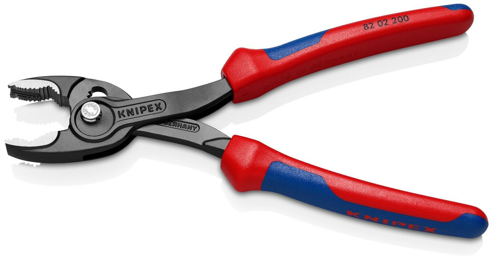knipex twingrip slip joint pliers 8" 82 02 200