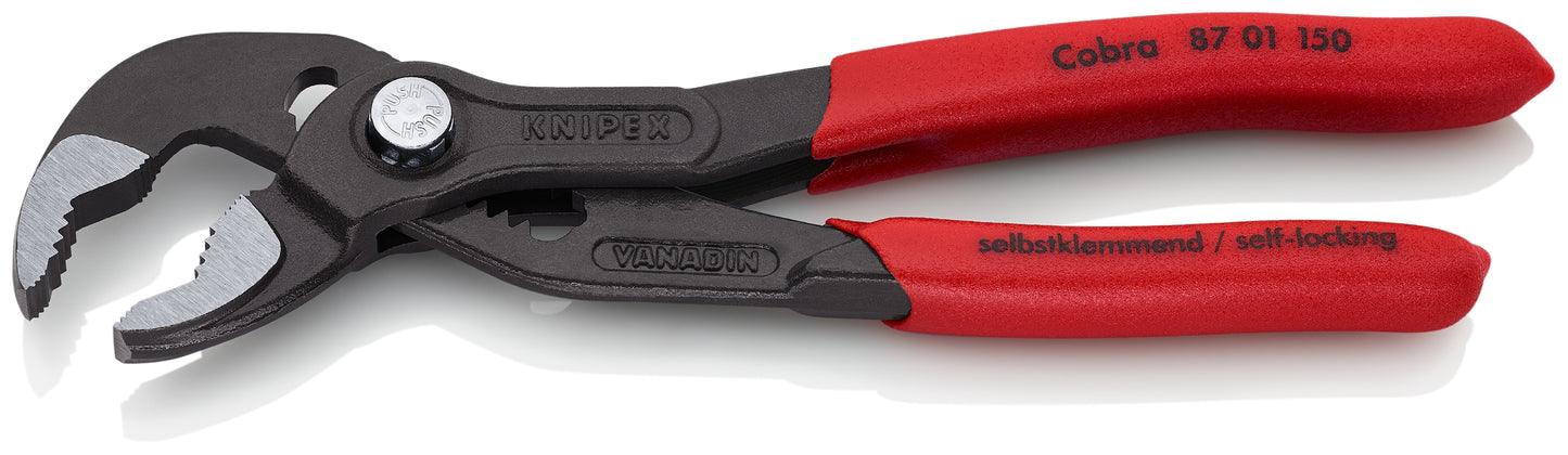 knipex cobra® high-tech water pump pliers 6" 87 01 150