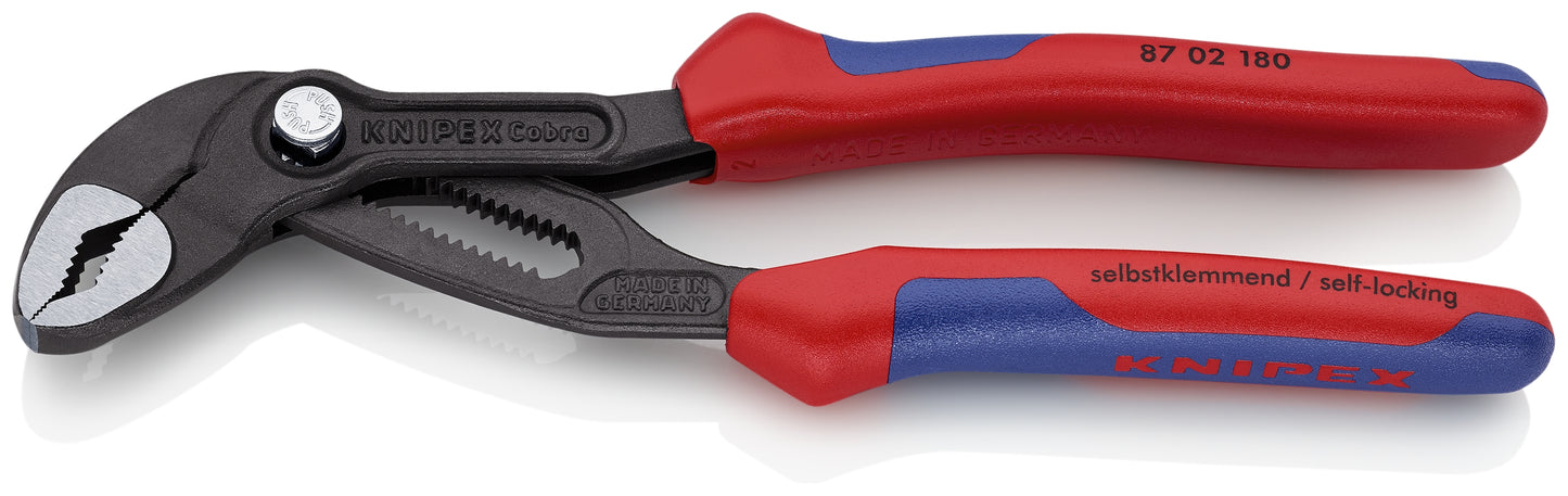 knipex cobra® high-tech water pump pliers 7 1/4" 87 02 180