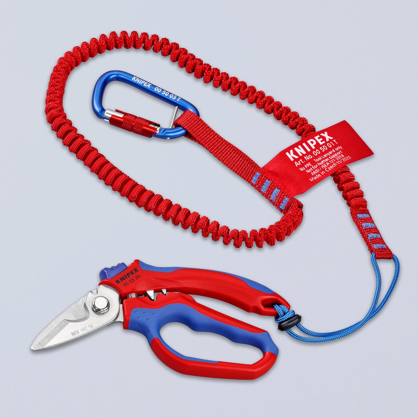 Knipex Angled Electrician Shears 6 1/4" 95 05 20 US