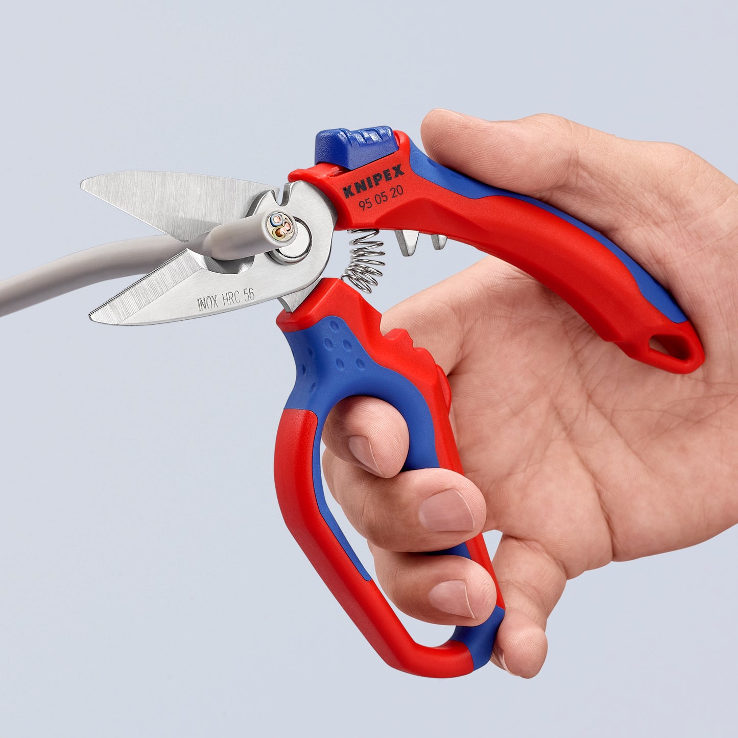 Knipex Angled Electrician Shears 6 1/4" 95 05 20 US