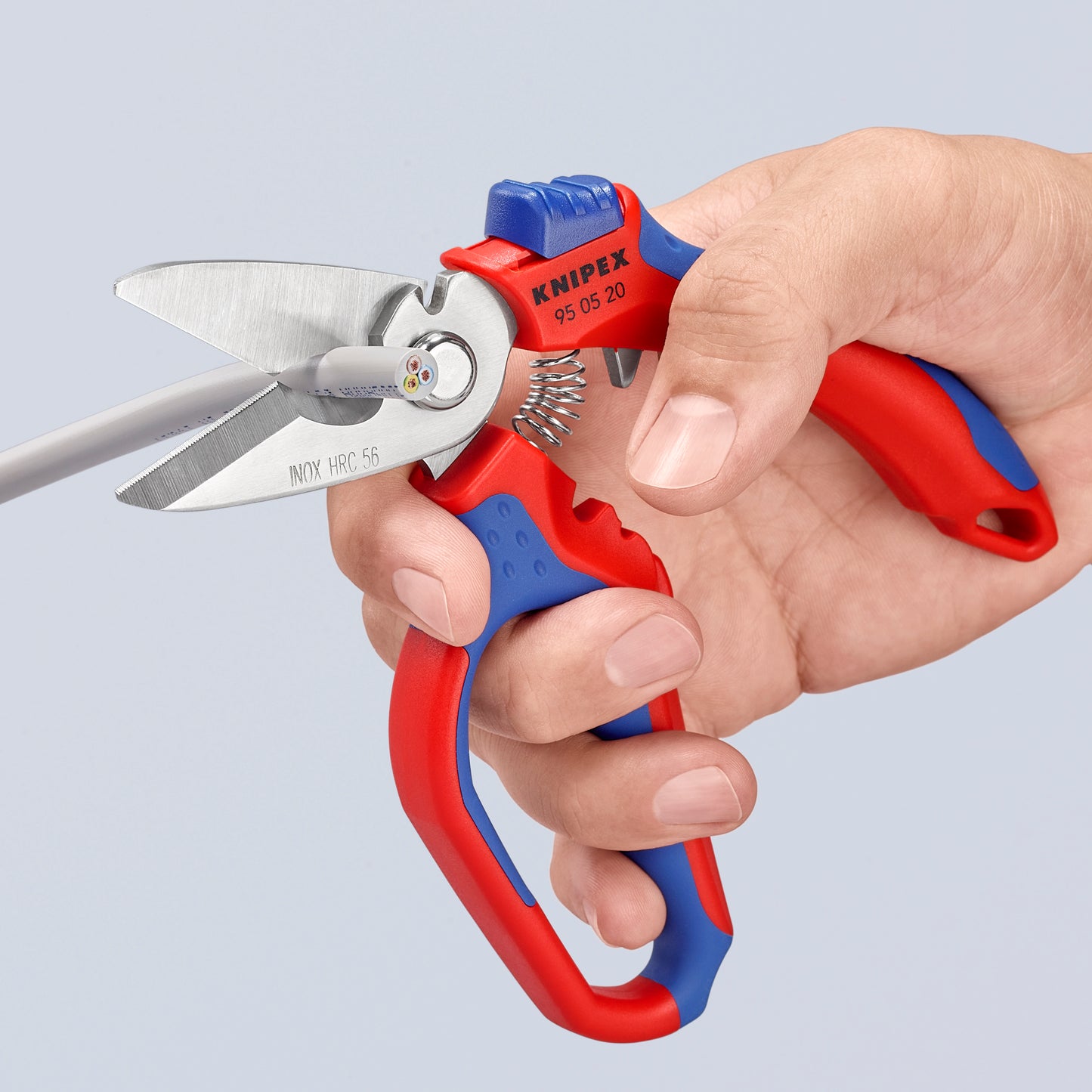Knipex Angled Electrician Shears 6 1/4" 95 05 20 US