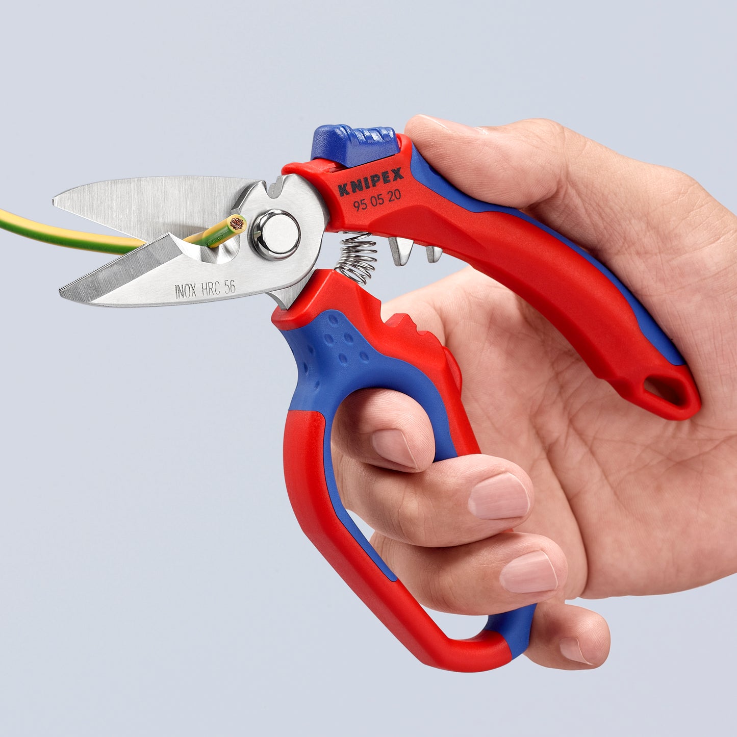 Knipex Angled Electrician Shears 6 1/4" 95 05 20 US